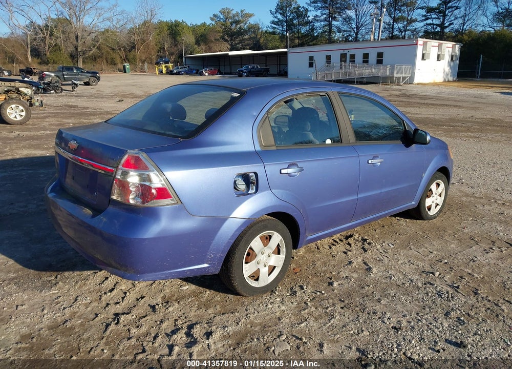2009 CHEVROLET AVEO LT VIN: KL1TD56E79B347707