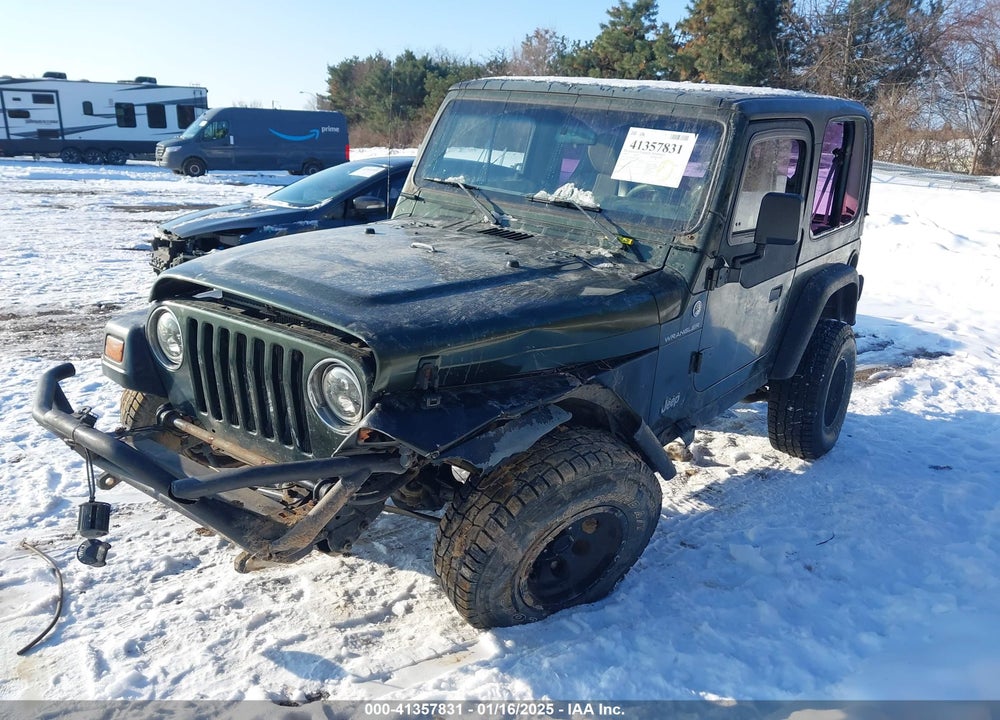 1998 JEEP WRANGLER SE VIN: 1J4FY29P9WP792979