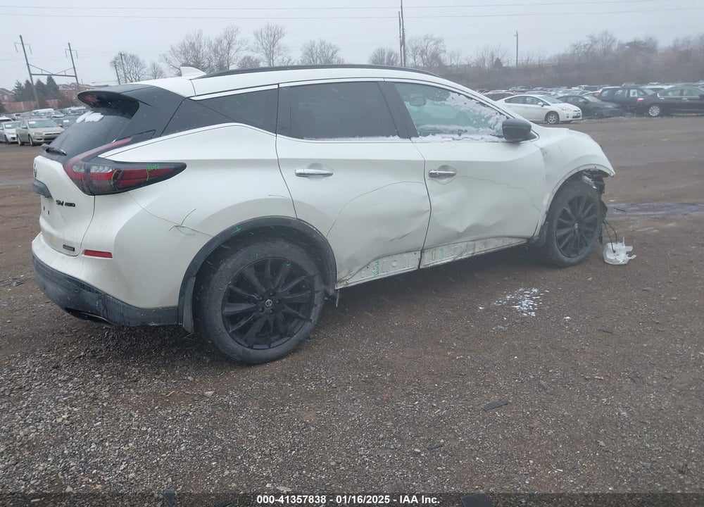 2022 NISSAN MURANO SV INTELLIGENT AWD VIN: 5N1AZ2BS3NC129436