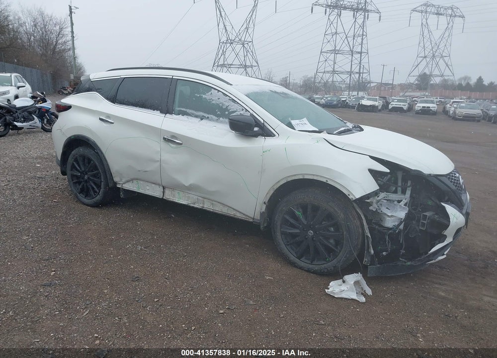 2022 NISSAN MURANO SV INTELLIGENT AWD VIN: 5N1AZ2BS3NC129436