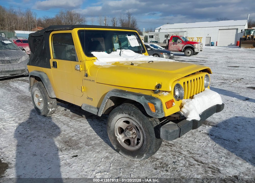 2000 JEEP WRANGLER SE VIN: 1J4FA29P1YP791638