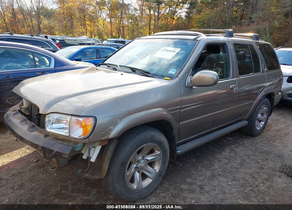 2004 NISSAN PATHFINDER LE PLATINUM VIN: JN8DR09Y44W908815