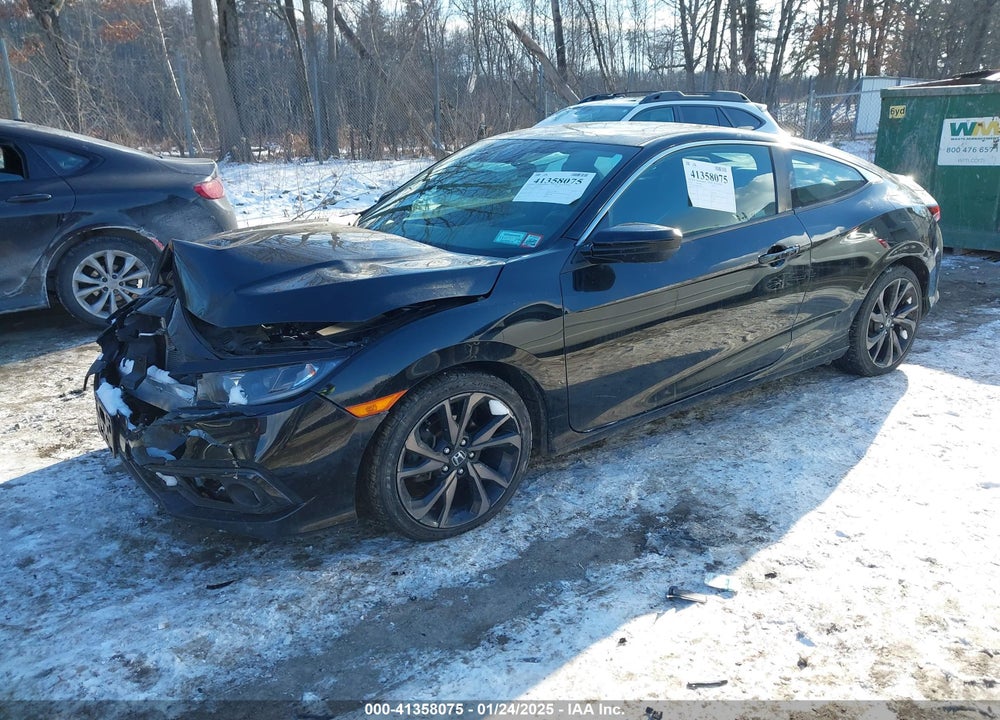 2020 HONDA CIVIC VIN: 2HGFC4B88LH304349