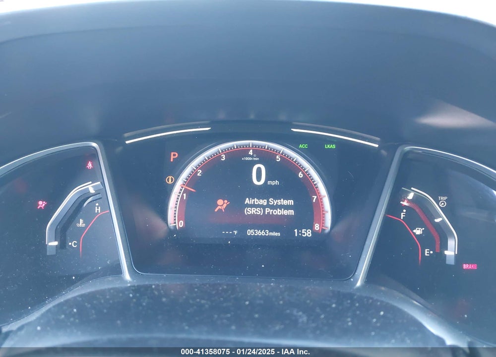2020 HONDA CIVIC VIN: 2HGFC4B88LH304349