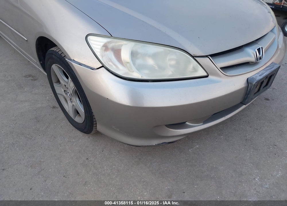 2005 HONDA CIVIC EX VIN: 2HGES26765H586868