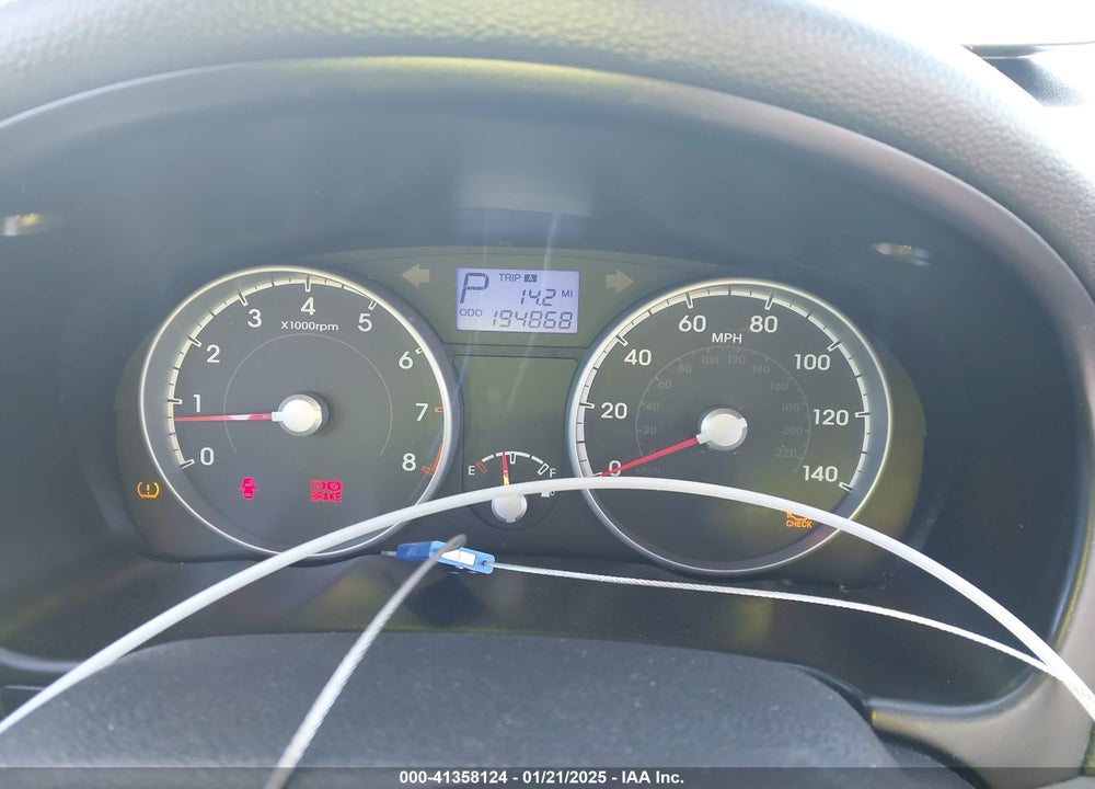 2010 HYUNDAI ACCENT VIN: KMHCN4AC7AU493115