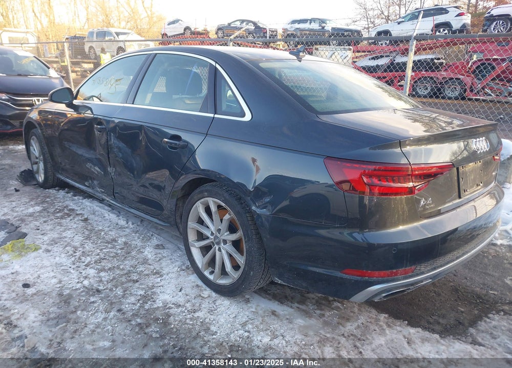 2019 AUDI A4 45 PREMIUM VIN: WAUENAF48KA118802