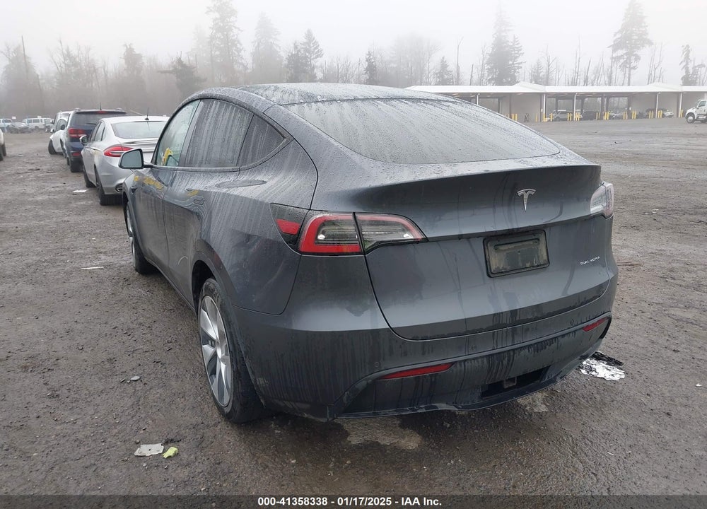 2020 TESLA MODEL Y LONG RANGE DUAL MOTOR ALL-WHEEL DRIVE VIN: 5YJYGDEE6LF017885