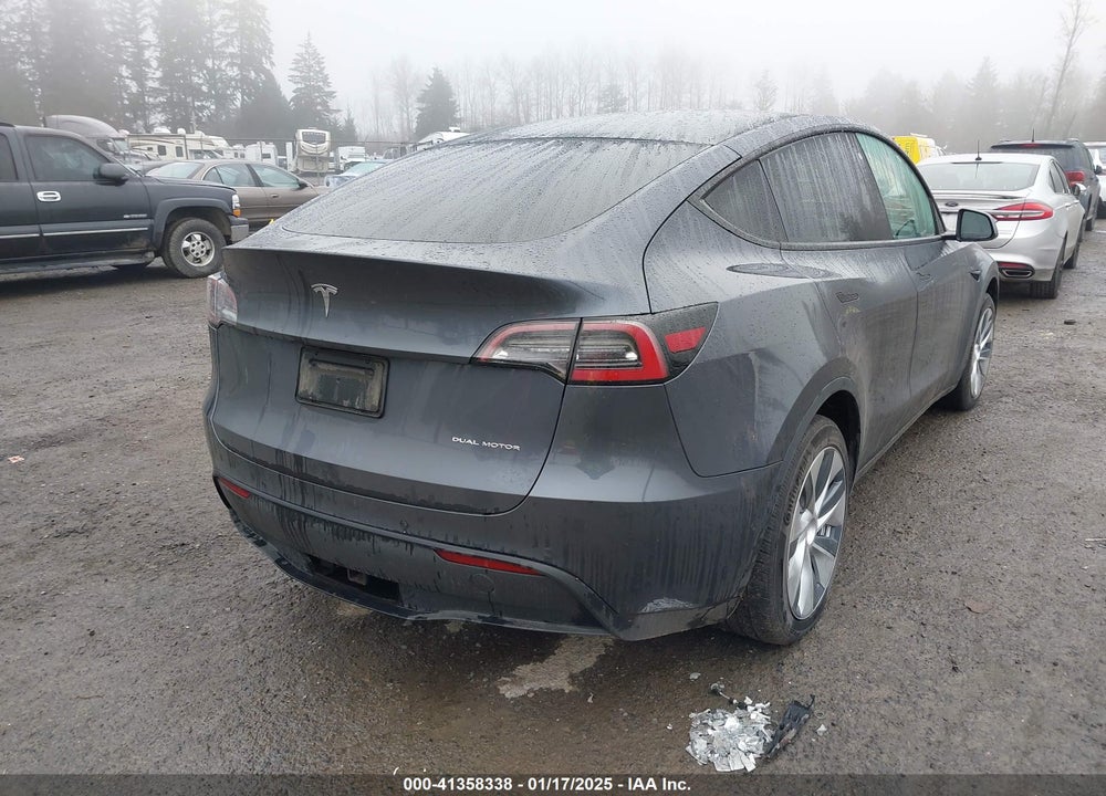 2020 TESLA MODEL Y LONG RANGE DUAL MOTOR ALL-WHEEL DRIVE VIN: 5YJYGDEE6LF017885