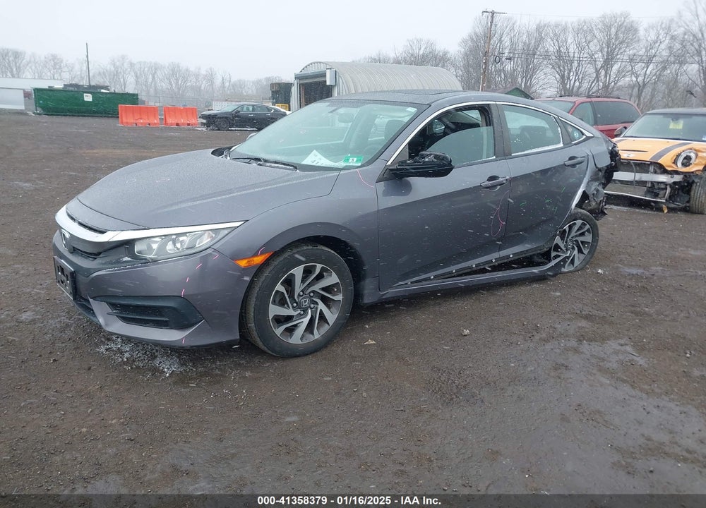2018 HONDA CIVIC EX VIN: 2HGFC2F77JH580802