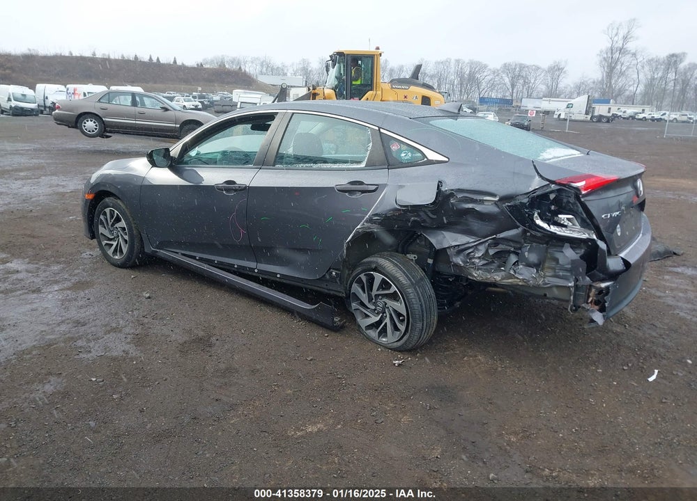 2018 HONDA CIVIC EX VIN: 2HGFC2F77JH580802
