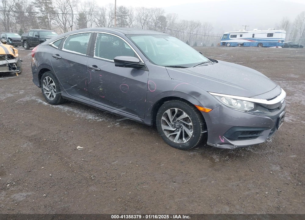 2018 HONDA CIVIC EX VIN: 2HGFC2F77JH580802