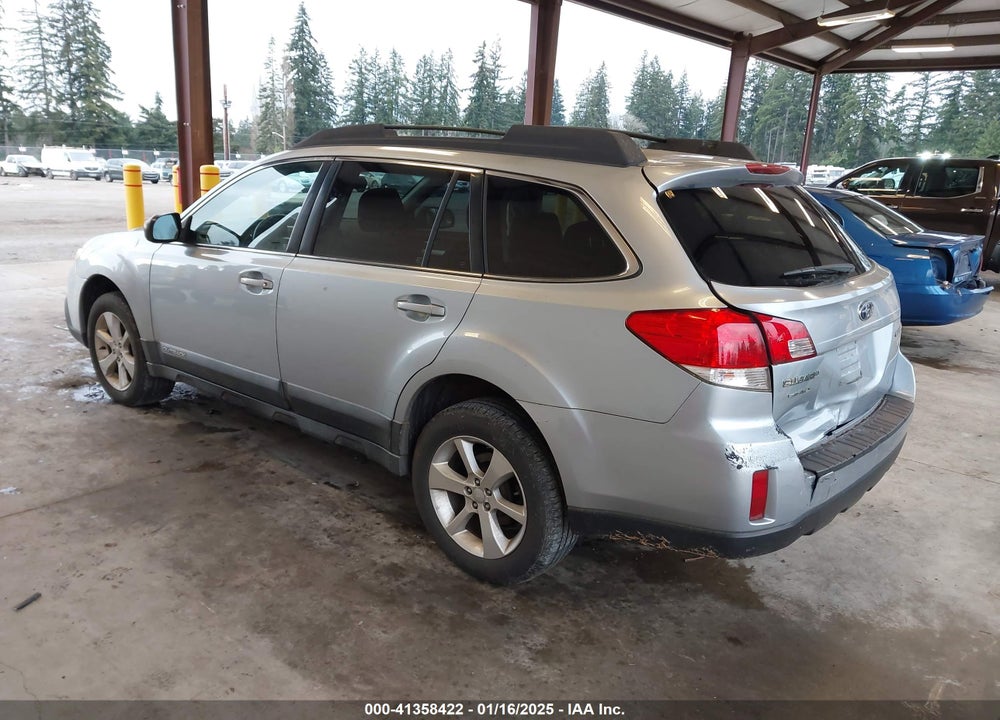 2013 SUBARU OUTBACK 2.5I PREMIUM VIN: 4S4BRBGC7D3300595