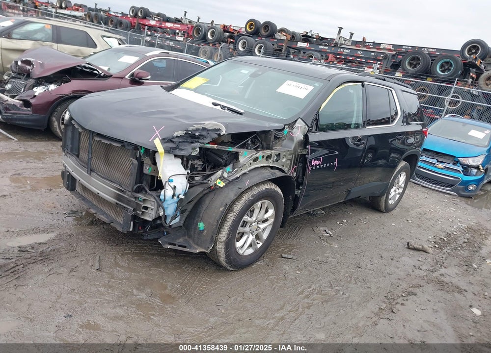 2021 CHEVROLET TRAVERSE FWD LT CLOTH VIN: 1GNERGKW5MJ208565