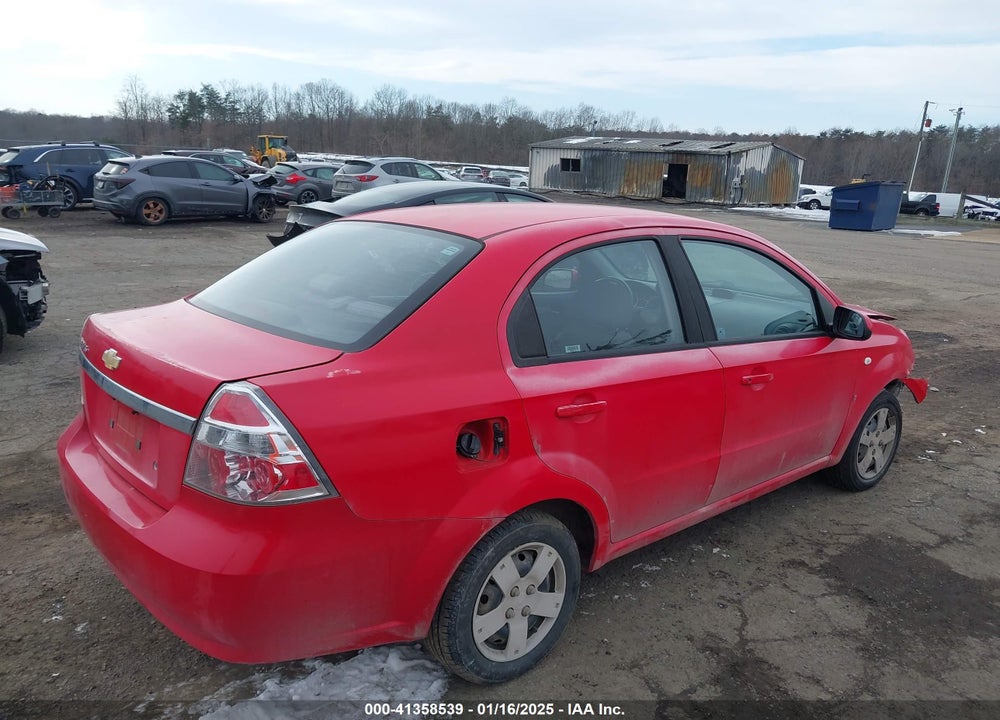 2008 CHEVROLET AVEO VIN: KL1TD56638B005906