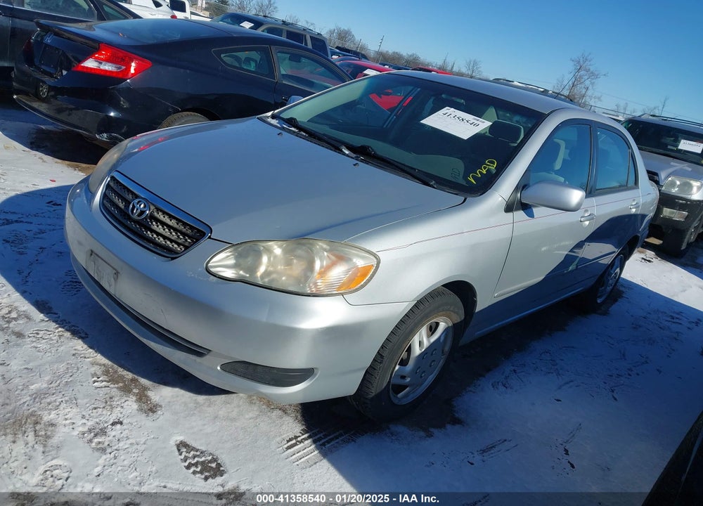 2008 TOYOTA COROLLA LE VIN: 2T1BR32E58C882986