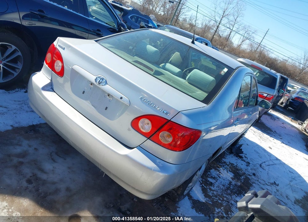 2008 TOYOTA COROLLA LE VIN: 2T1BR32E58C882986