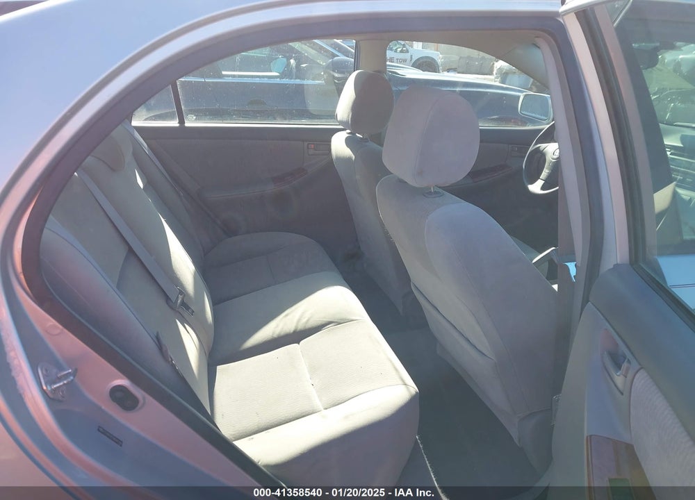 2008 TOYOTA COROLLA LE VIN: 2T1BR32E58C882986