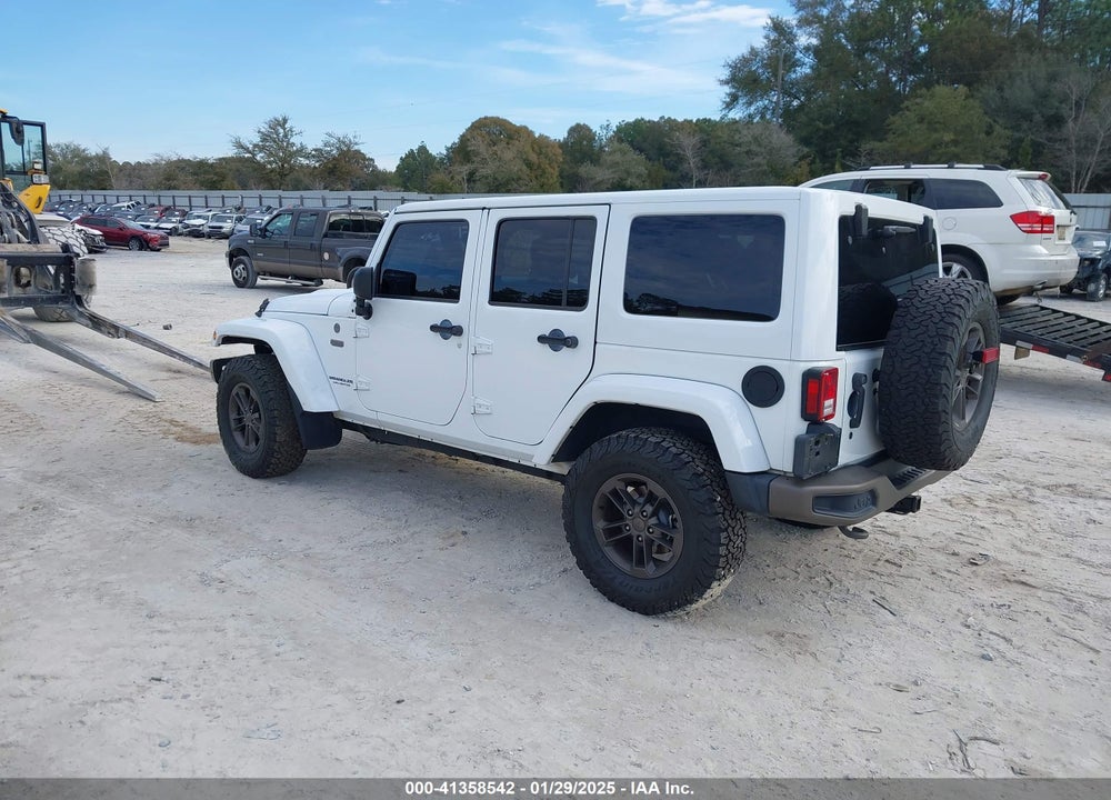 2017 JEEP WRANGLER UNLIMITED 75TH ANNIVERSARY EDITION 4X4 VIN: 1C4BJWEG1HL536738
