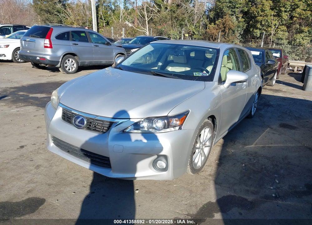 2012 LEXUS CT 200H PREMIUM VIN: JTHKD5BH5C2094185