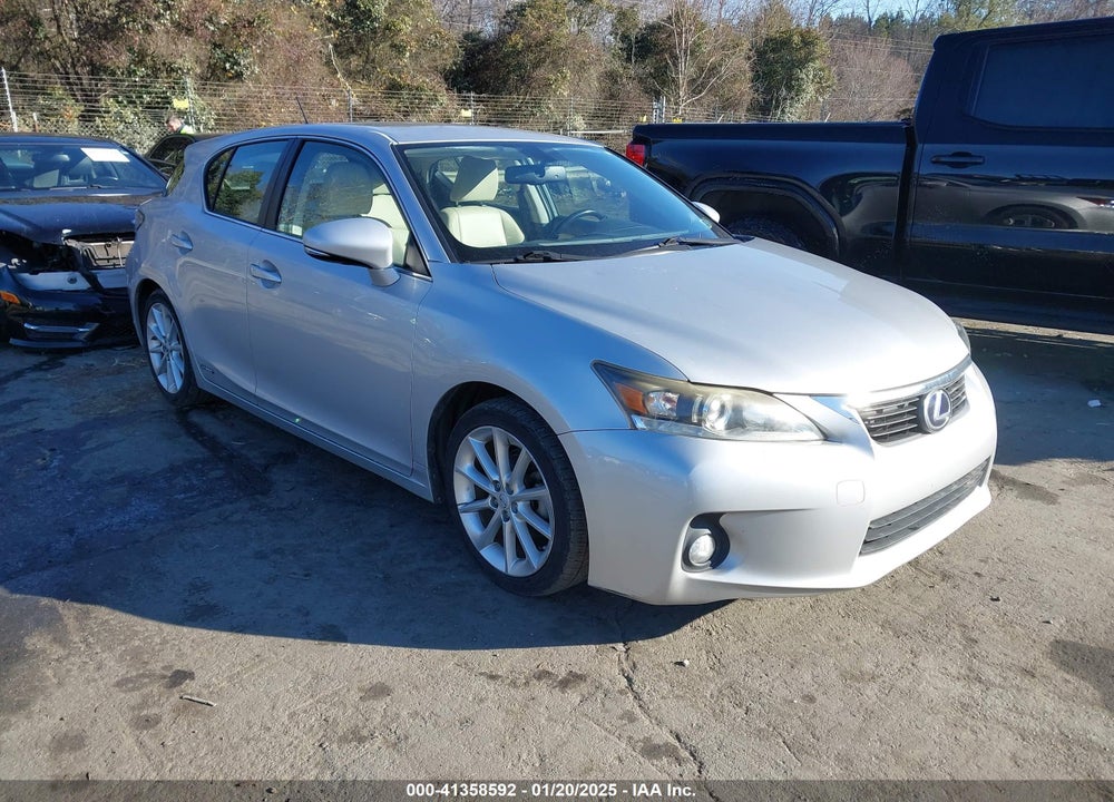2012 LEXUS CT 200H PREMIUM VIN: JTHKD5BH5C2094185