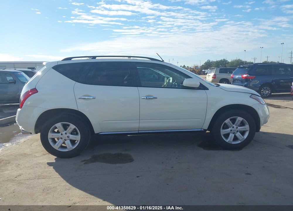 2007 NISSAN MURANO SL VIN: JN8AZ08T37W511304