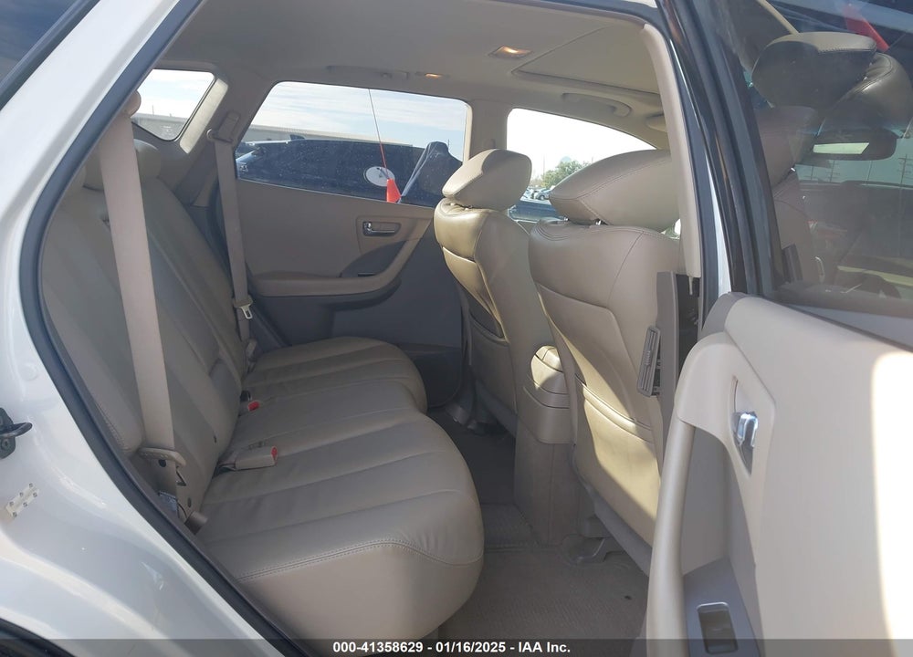 2007 NISSAN MURANO SL VIN: JN8AZ08T37W511304