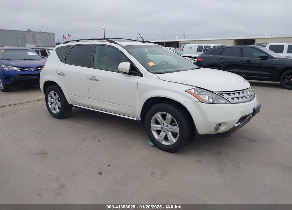 2007 NISSAN MURANO SL VIN: JN8AZ08T37W511304