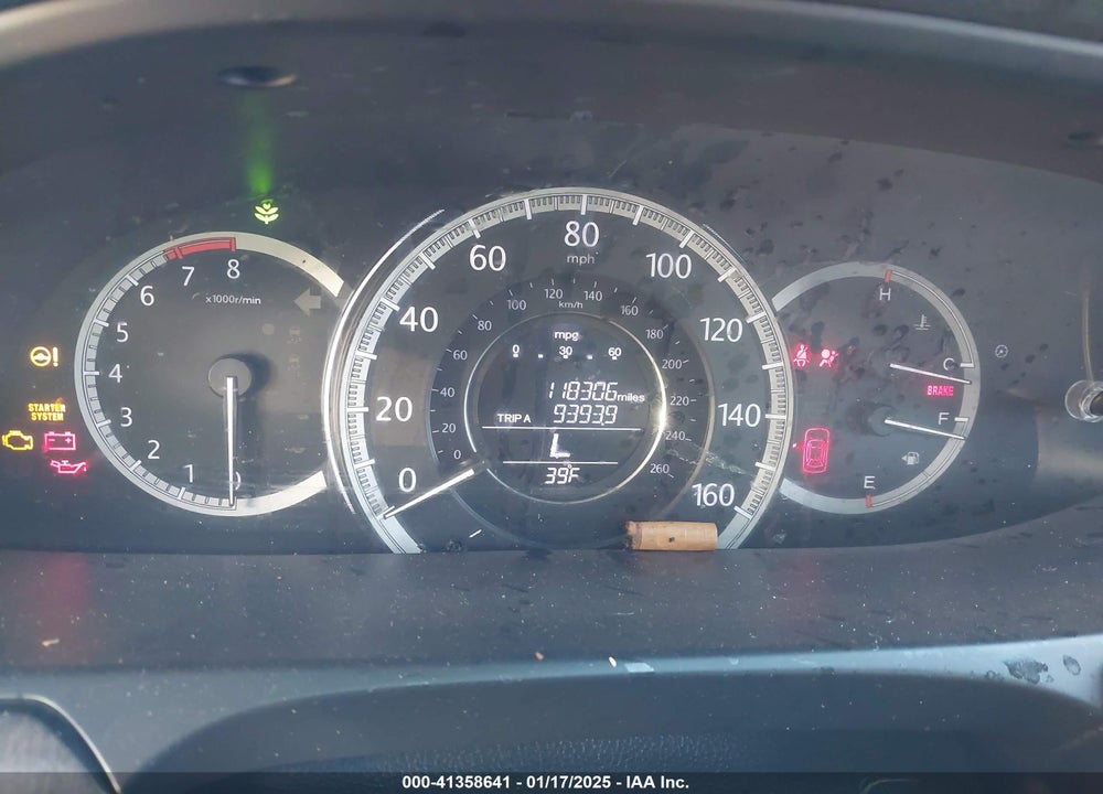 2015 HONDA ACCORD EX-L VIN: 1HGCR2F89FA075070