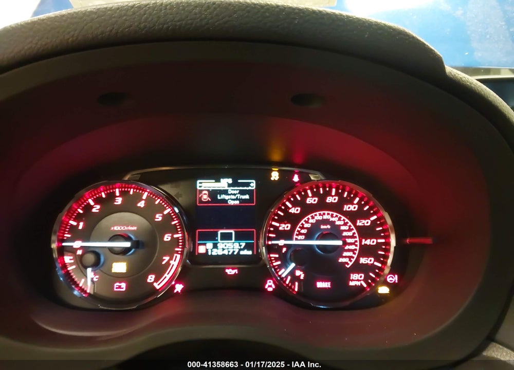 2015 SUBARU WRX VIN: JF1VA1J62F9834275