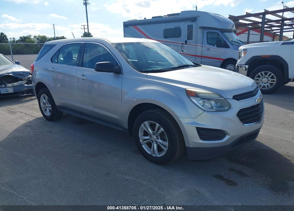 2016 CHEVROLET EQUINOX LS VIN: 1GNALBEK9GZ102539