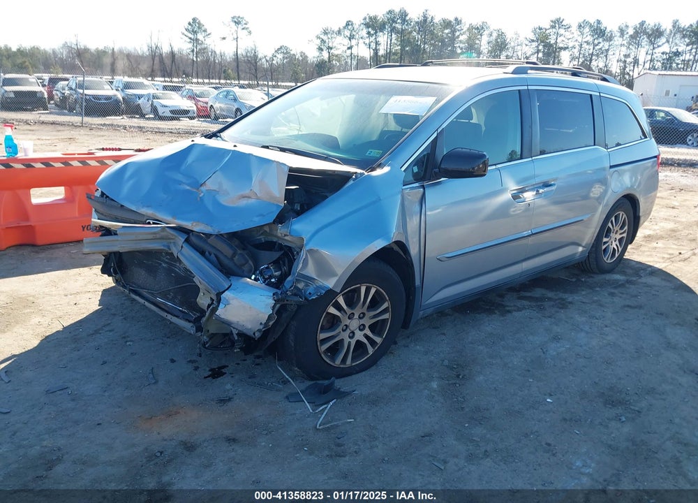 2011 HONDA ODYSSEY EX-L VIN: 5FNRL5H67BB005074