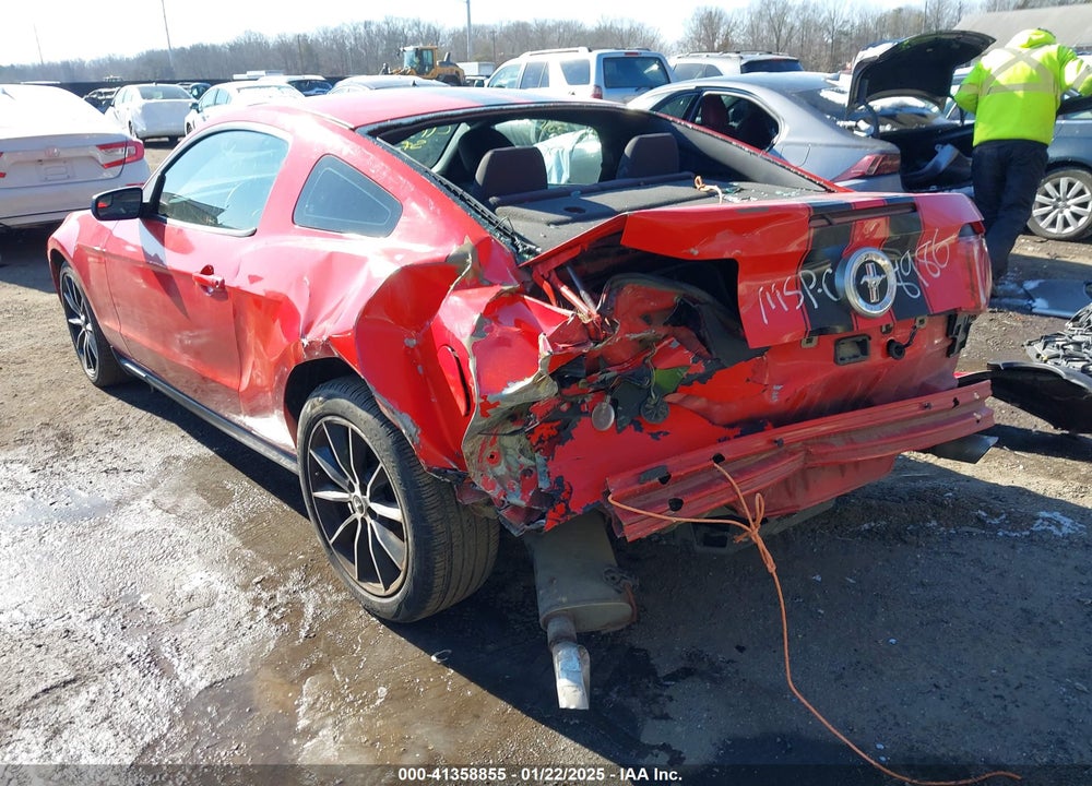 2011 FORD MUSTANG VIN: 1ZVBP8AM0B5168986