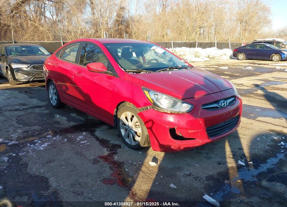 2012 HYUNDAI ACCENT GLS VIN: KMHCU4AE1CU240069
