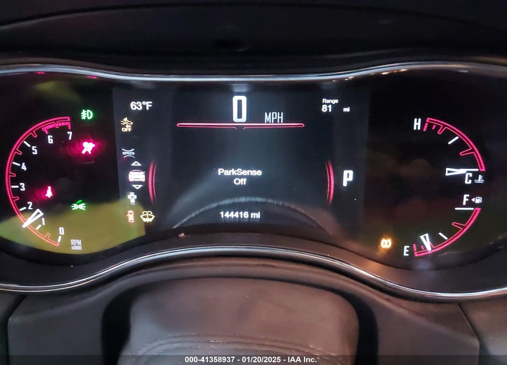 2017 DODGE DURANGO VIN: 1C4SDJET4HC629891