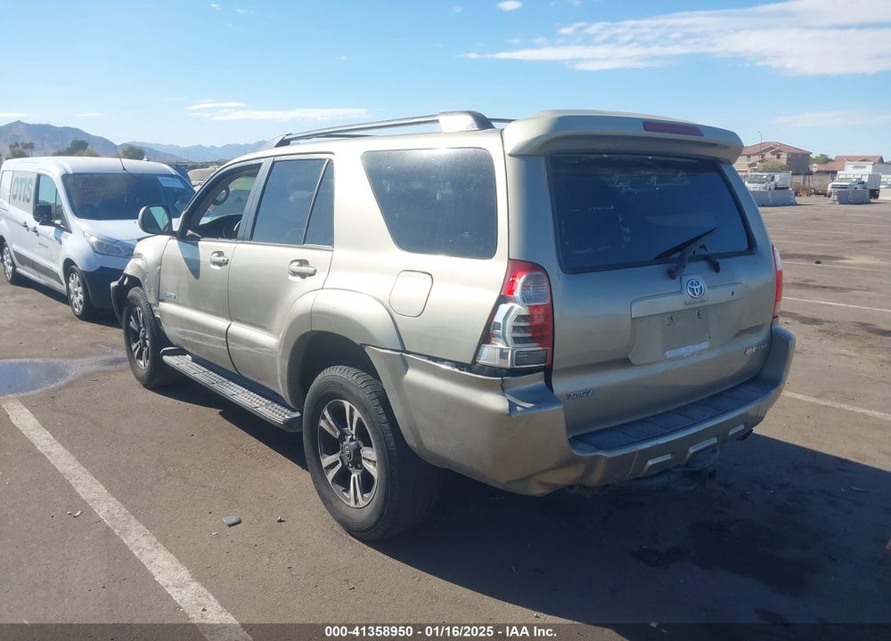 2006 TOYOTA 4RUNNER LIMITED V8 VIN: JTEZT17R460025724
