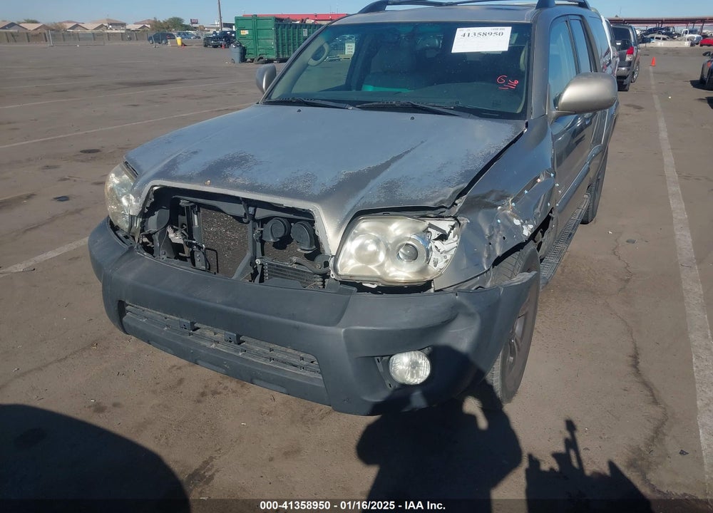 2006 TOYOTA 4RUNNER LIMITED V8 VIN: JTEZT17R460025724