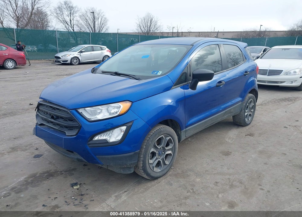 2021 FORD ECOSPORT S VIN: MAJ6S3FL1MC429603