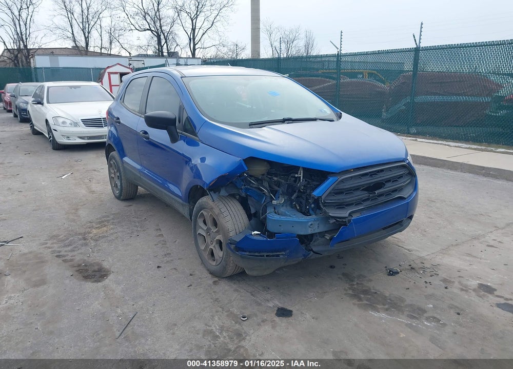 2021 FORD ECOSPORT S VIN: MAJ6S3FL1MC429603