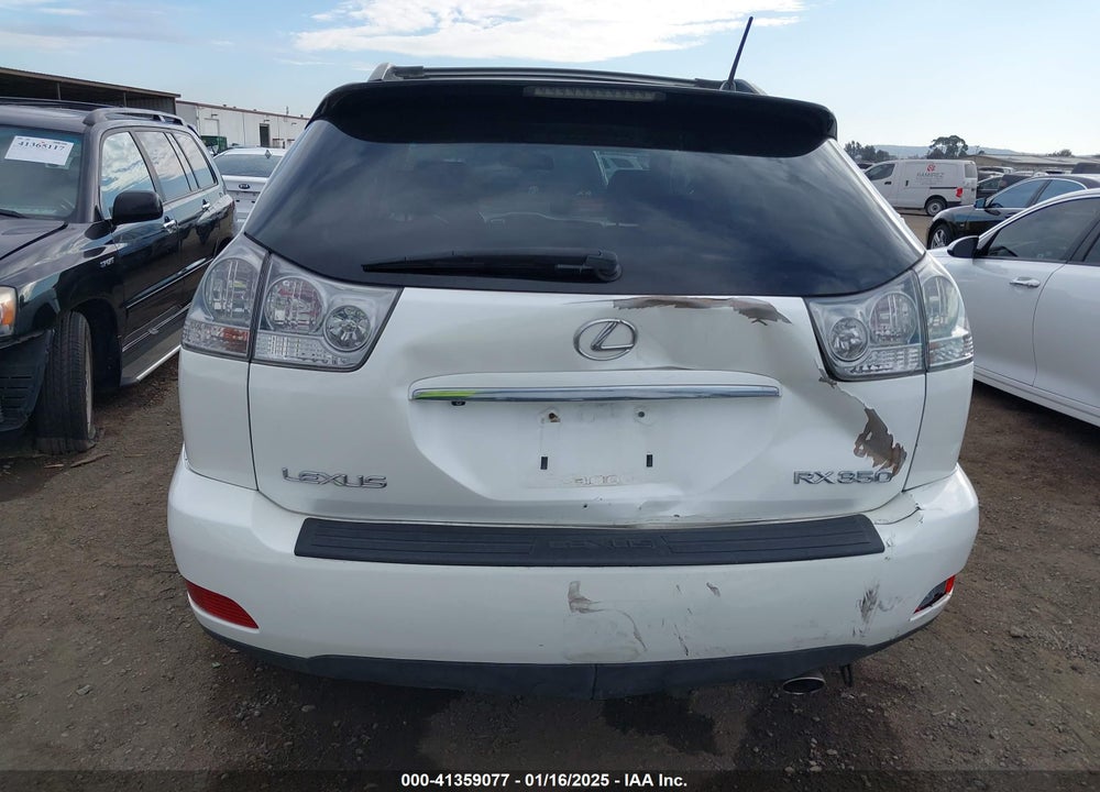 2008 LEXUS RX 350 VIN: 2T2GK31U48C030613