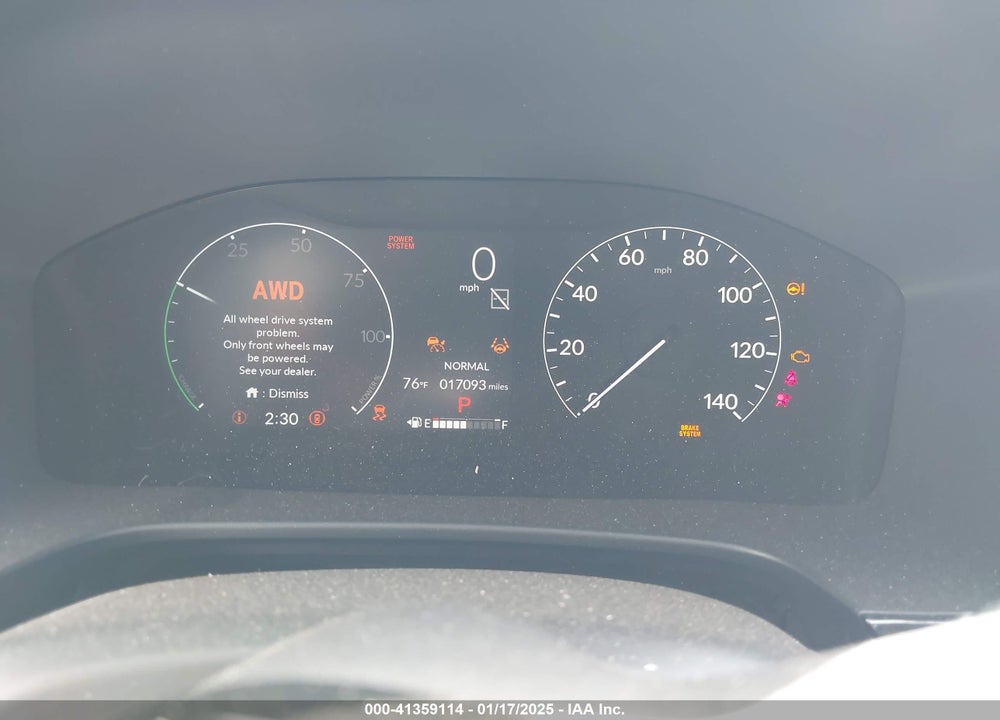 2023 HONDA CR-V HYBRID SPORT TOURING VIN: 5J6RS6H95PL006306