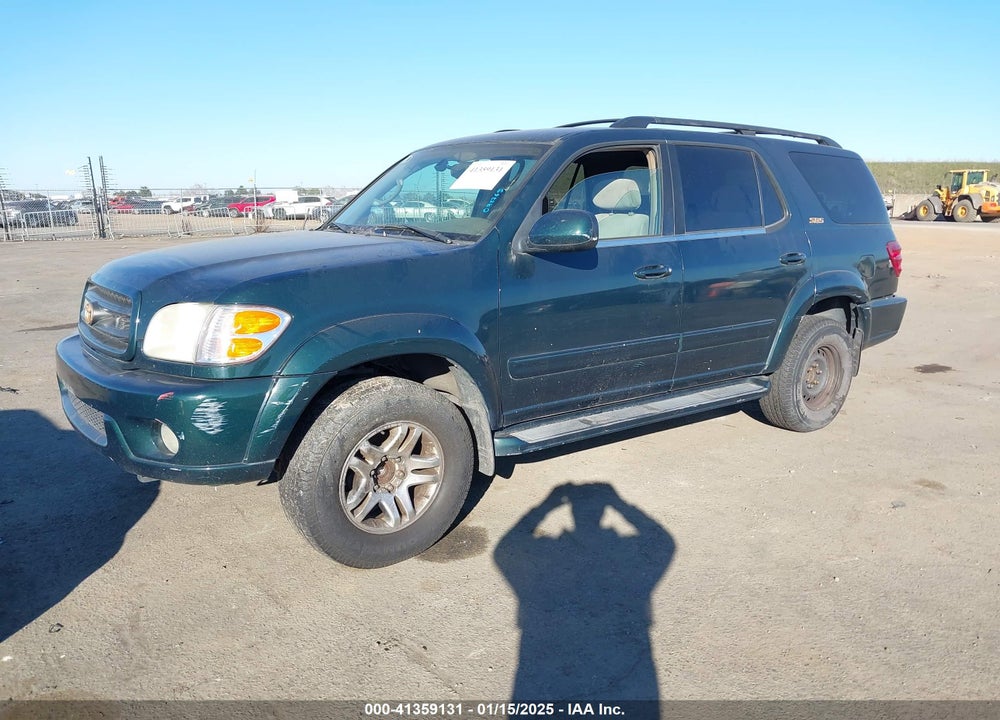 2002 TOYOTA SEQUOIA SR5 V8 VIN: 5TDZT34A42S092765