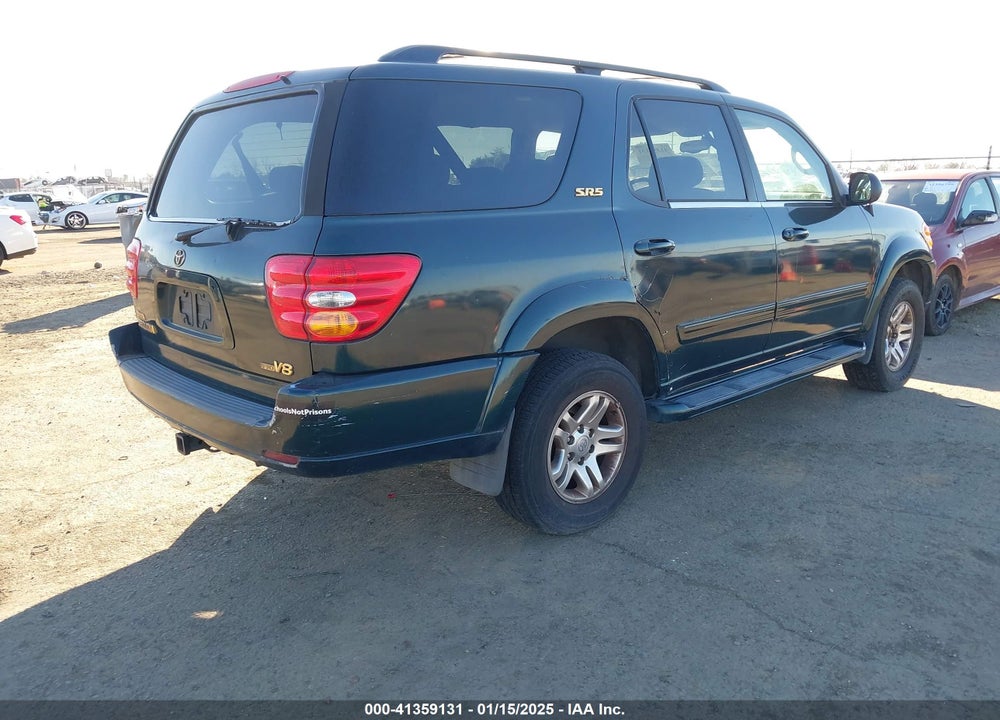 2002 TOYOTA SEQUOIA SR5 V8 VIN: 5TDZT34A42S092765