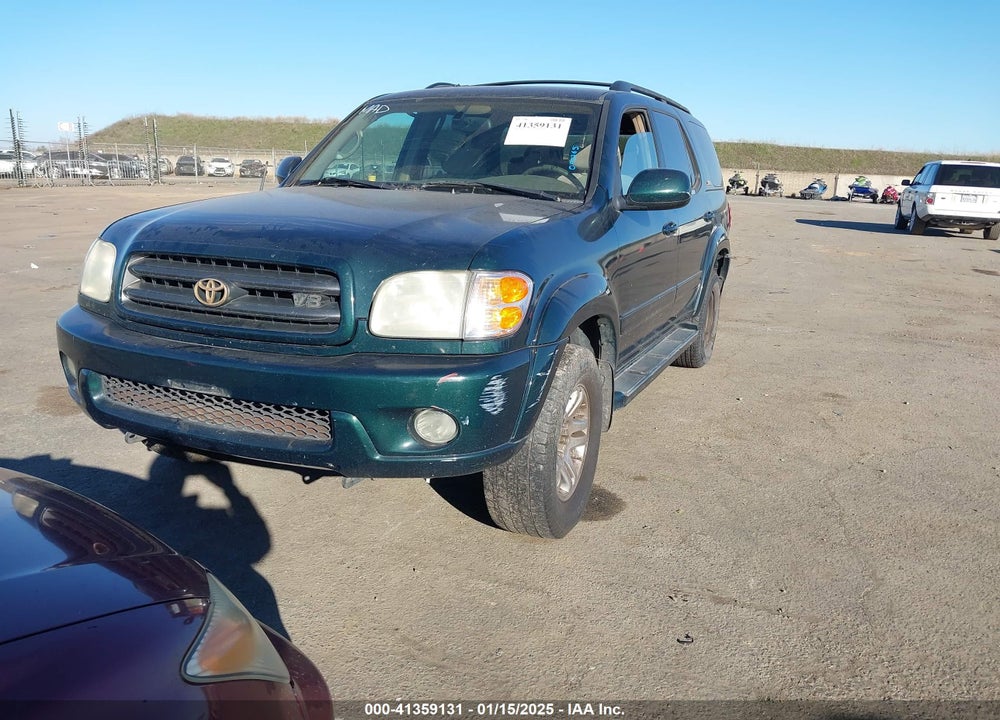 2002 TOYOTA SEQUOIA SR5 V8 VIN: 5TDZT34A42S092765