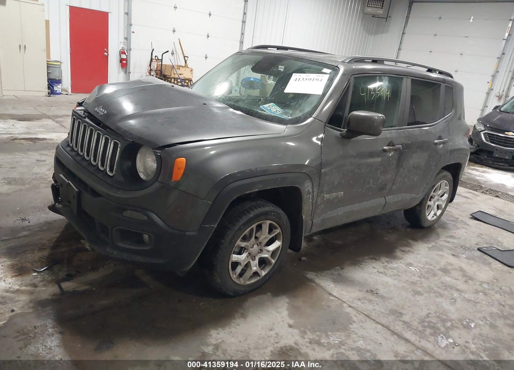 2017 JEEP RENEGADE LATITUDE 4X4 VIN: ZACCJBBB0HPG36072
