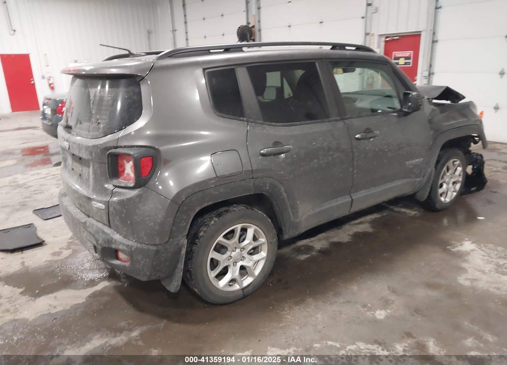 2017 JEEP RENEGADE LATITUDE 4X4 VIN: ZACCJBBB0HPG36072