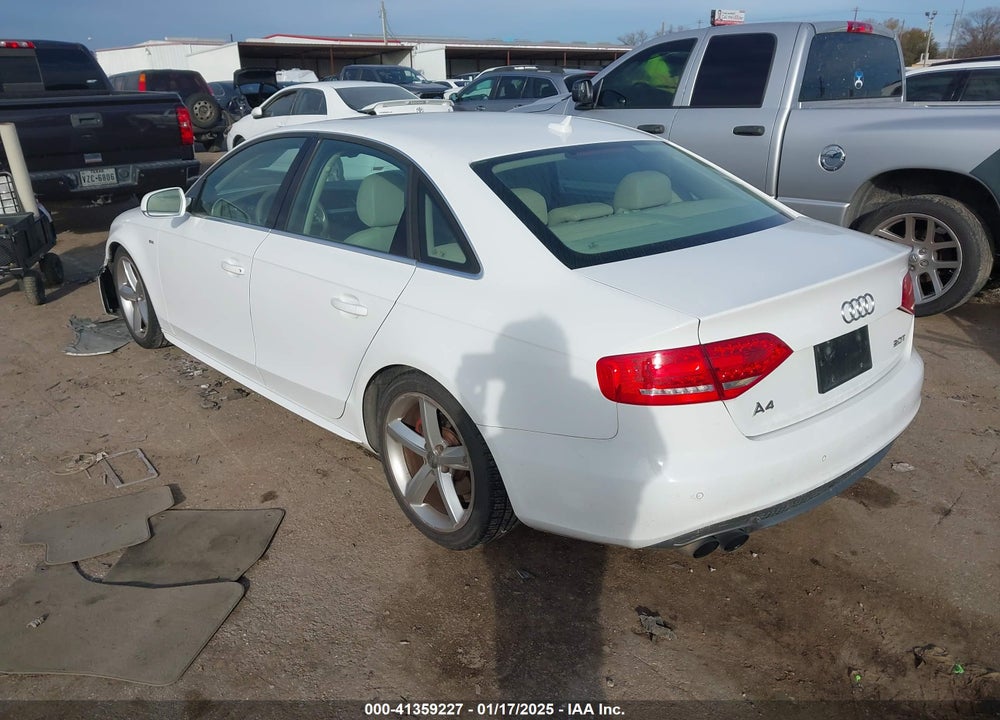 2012 AUDI A4 2.0T PREMIUM VIN: WAUEFAFL2CA114766