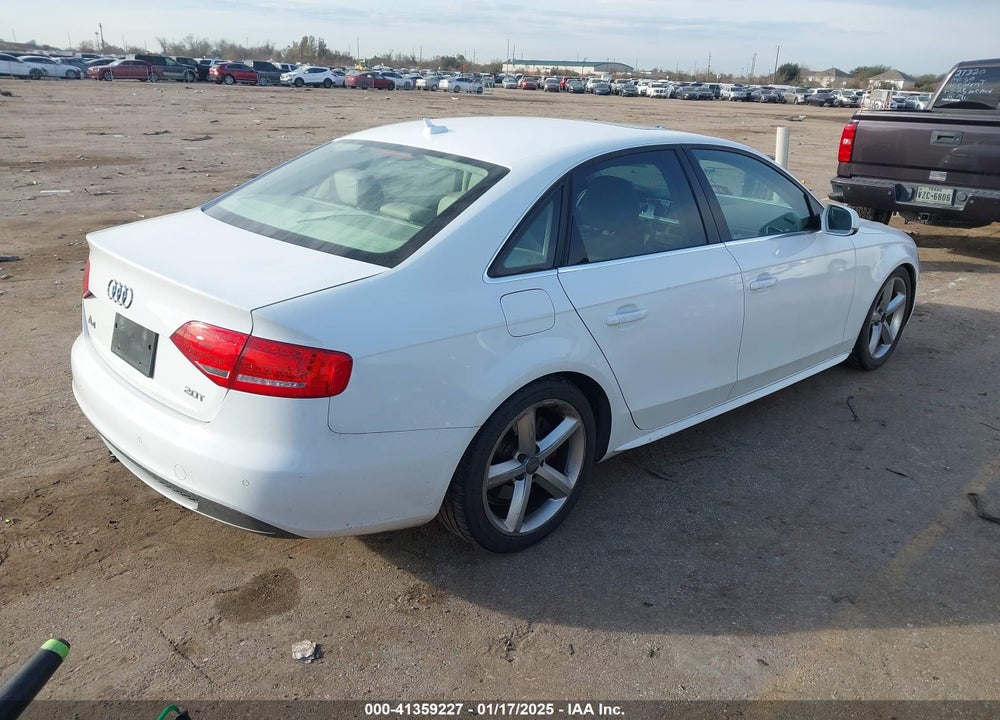 2012 AUDI A4 2.0T PREMIUM VIN: WAUEFAFL2CA114766
