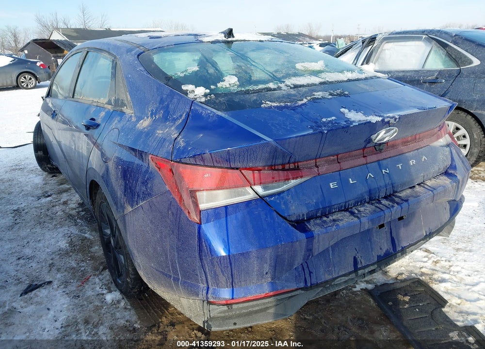 2022 HYUNDAI ELANTRA SEL VIN: 5NPLS4AG7NH059387