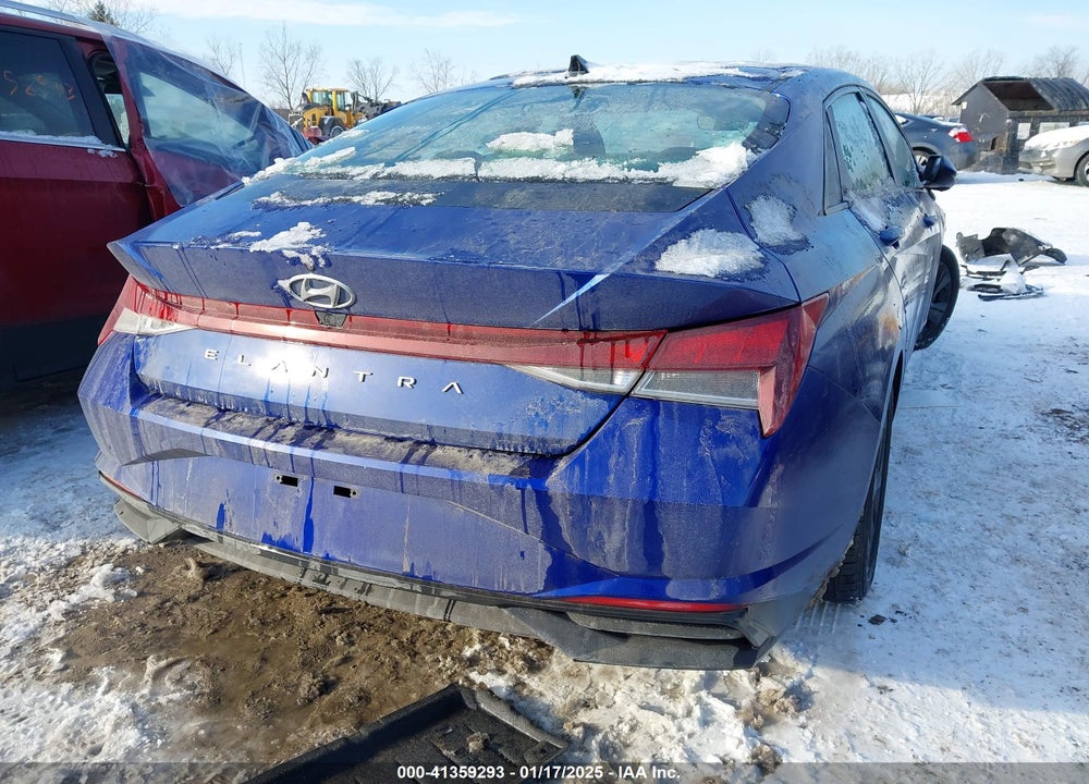 2022 HYUNDAI ELANTRA SEL VIN: 5NPLS4AG7NH059387